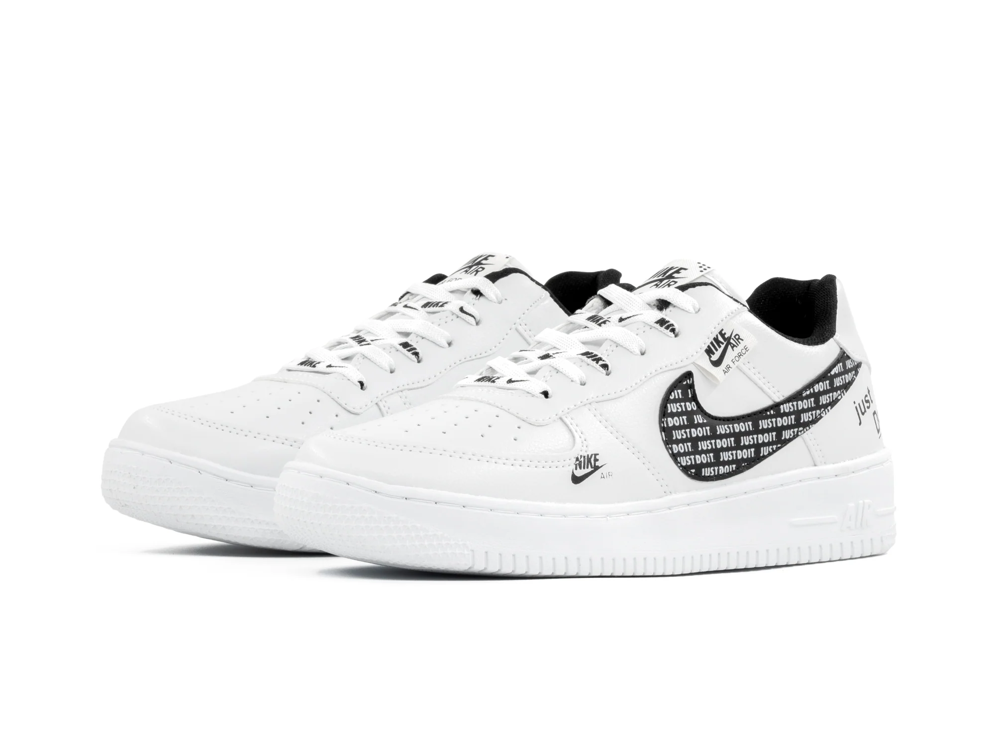 Paq 6 Pares Tenis 270 Blanco Negro Negro 25/28.5