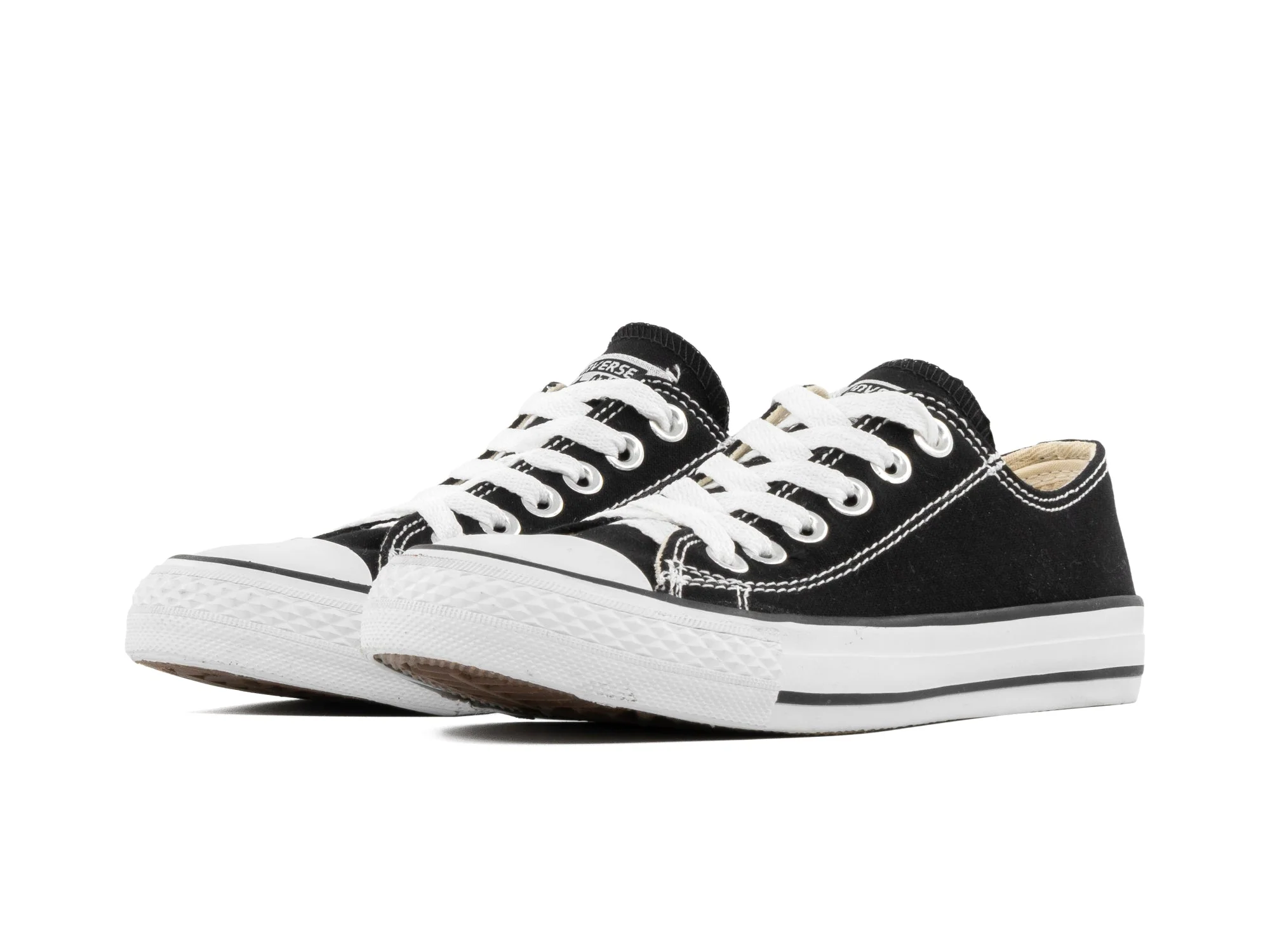 Paq 6 Pares Tenis Cnv Choclo Negro Blanco 25/28.5