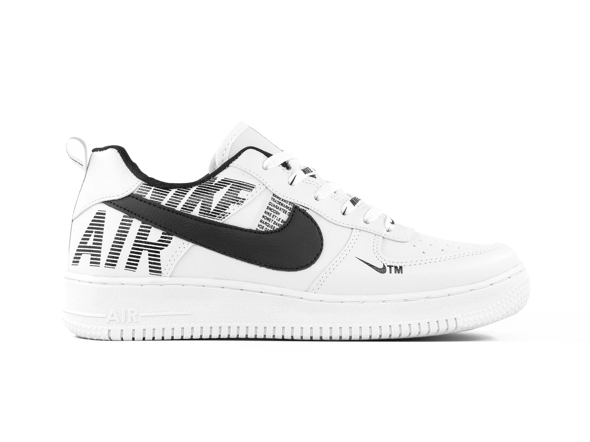 Paq 6 Pares Tenis 420 Blanco Negro Negro 22/25.5