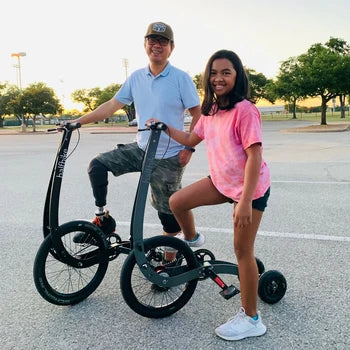 Bicicleta de pie plegable para Fitness