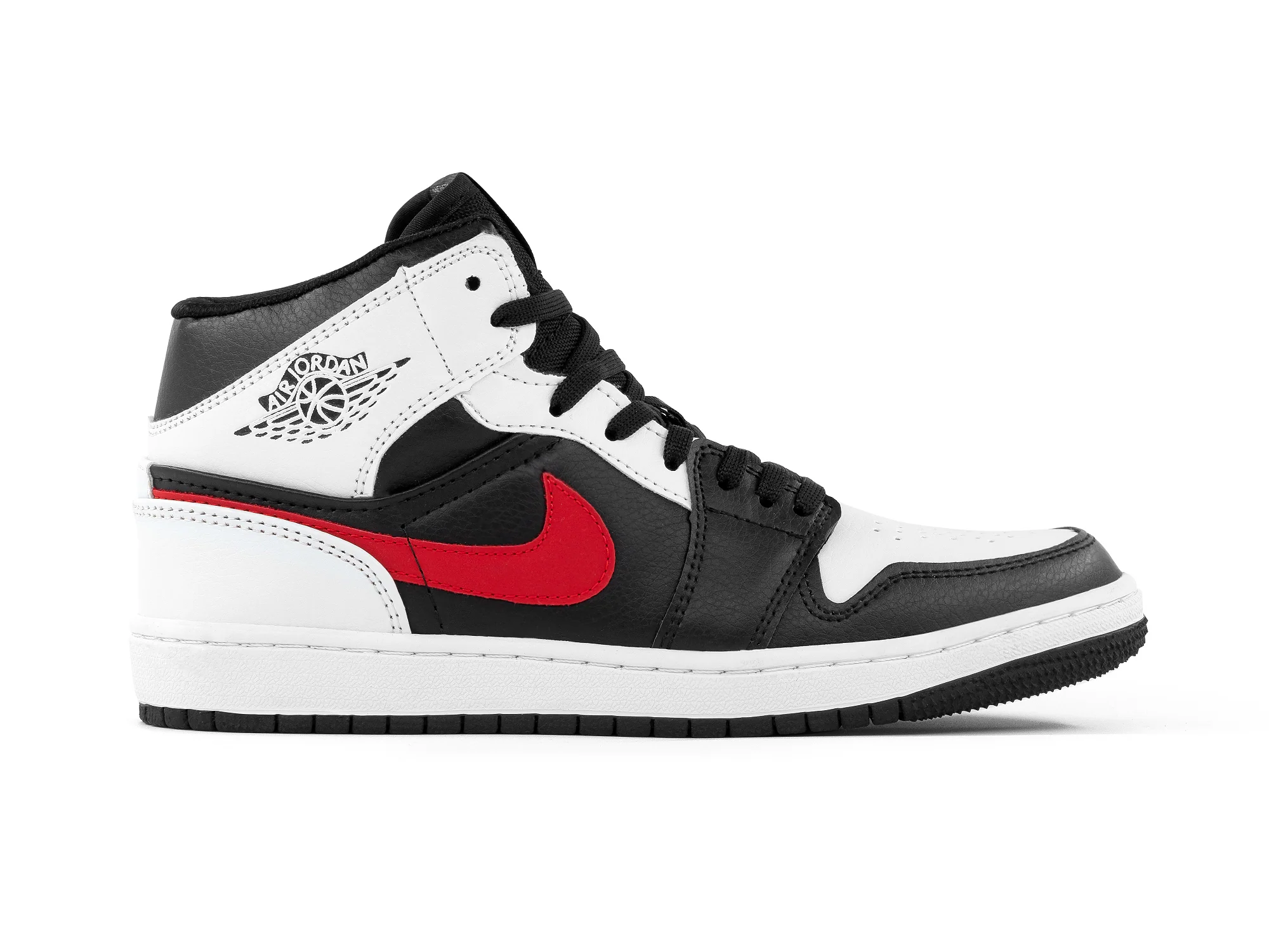 Paq 6 Pares Tenis Retro 1 Blanco Negro Rojo 25/28.5