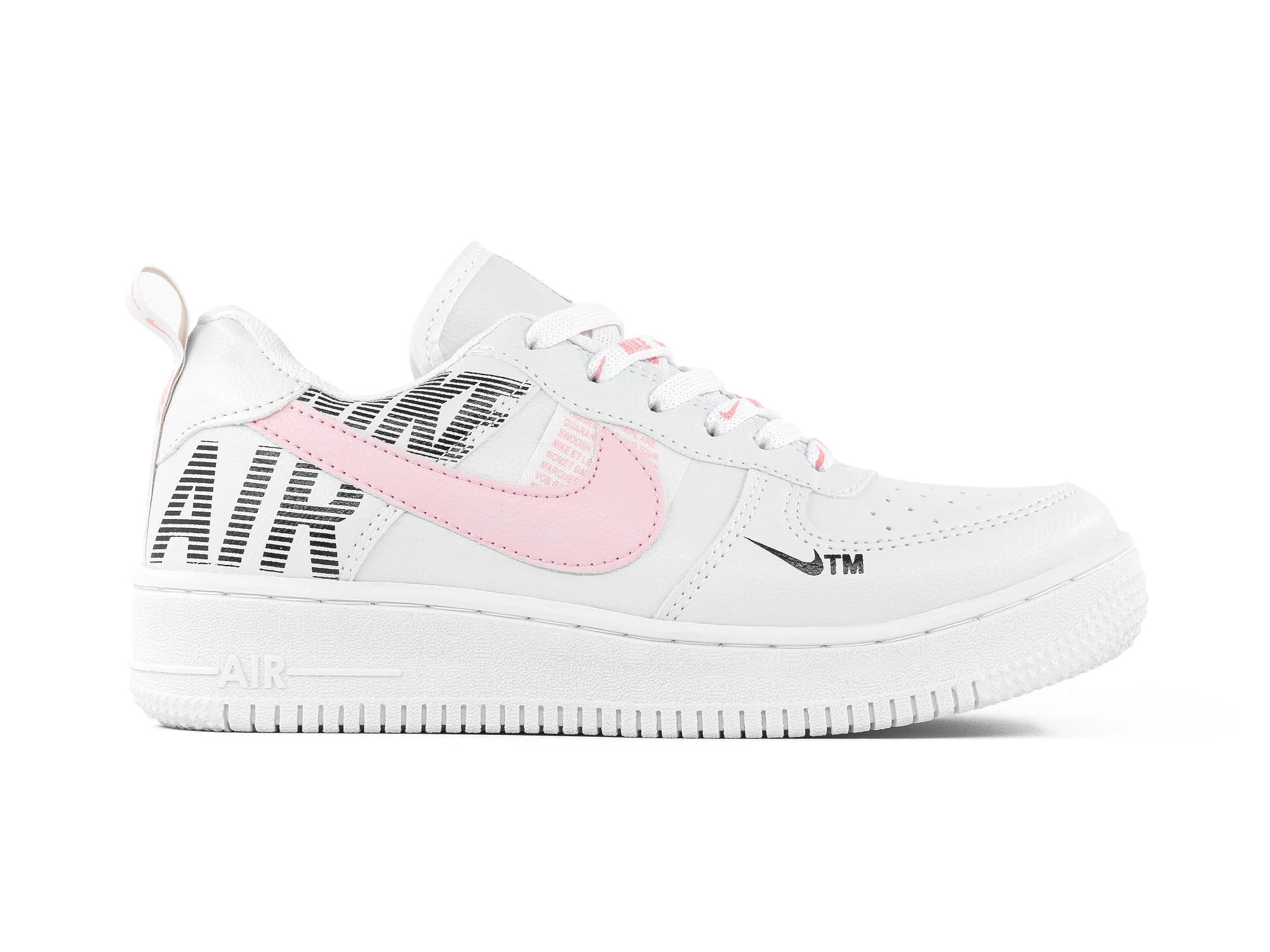 Paq 6 Pares Tenis 420 Blanco Negro Rosa 22/25.5