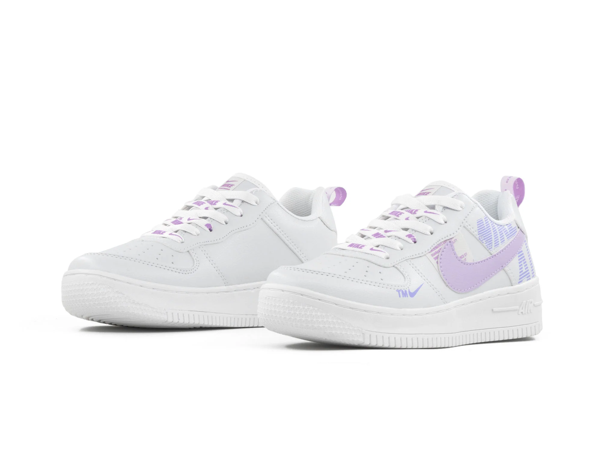 Paq 6 Pares Tenis 420 Blanco Lila Lila 22/25.5