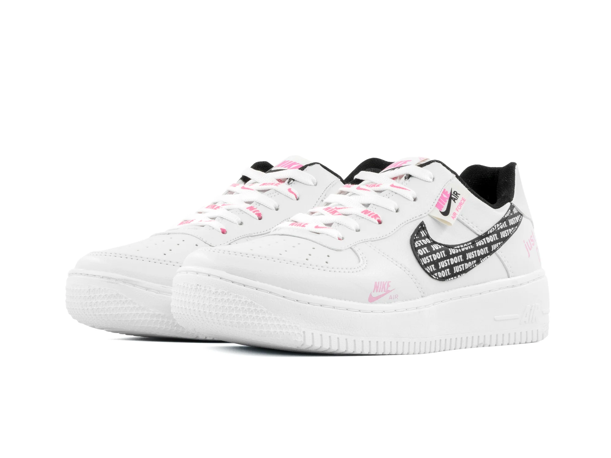 Paq 6 Pares Tenis 270 Blanco Negro Rosa 22/25.5