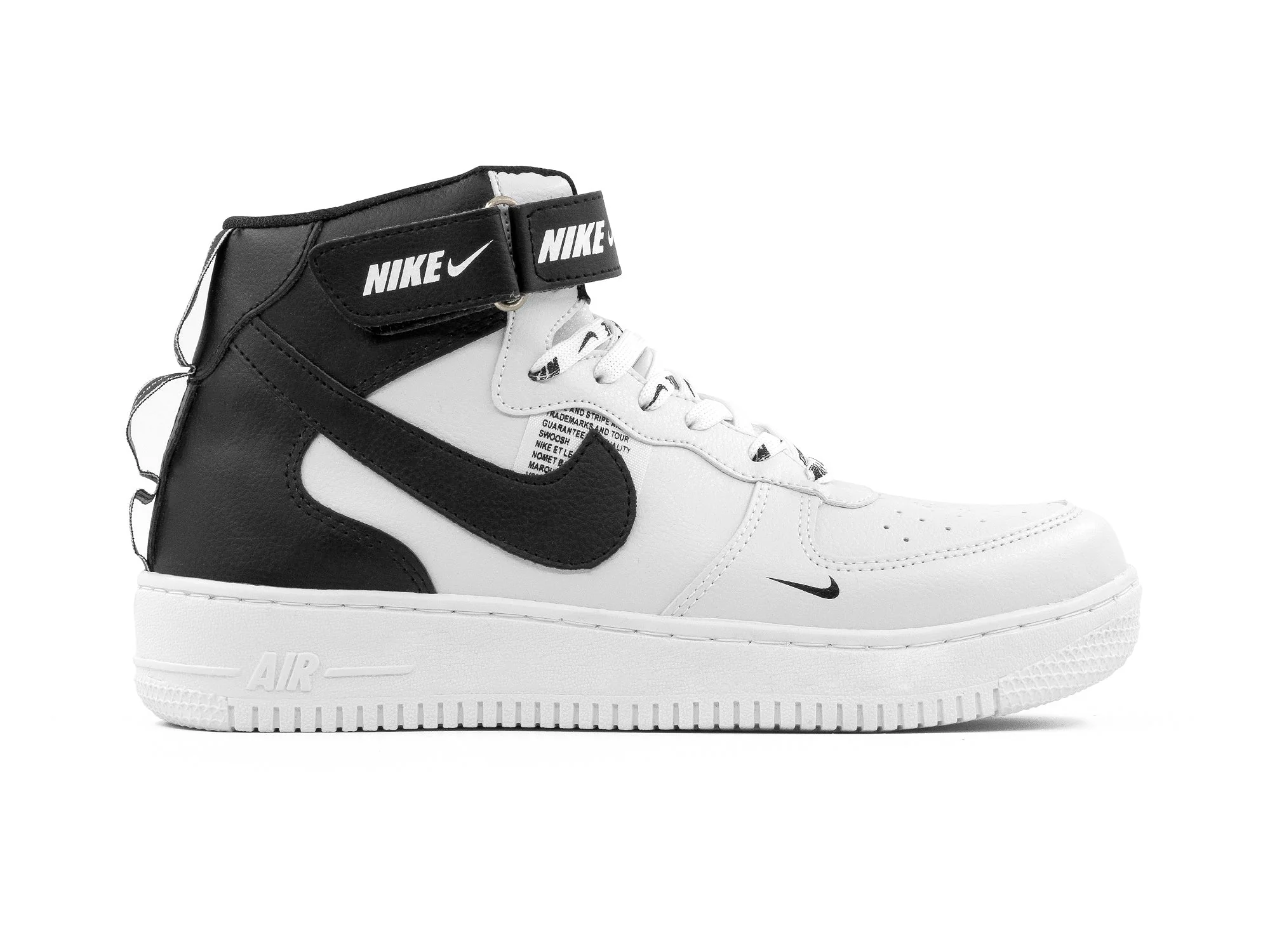 Paq 6 Pares Tenis 875 Blanco Negro 23/26.5