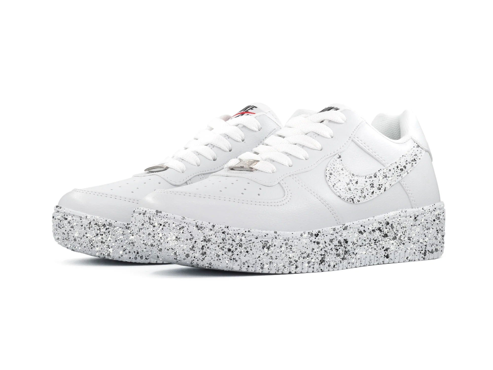 Paq 6 Pares Tenis 270 Plus Charpeado Plata Negro 22/25.5