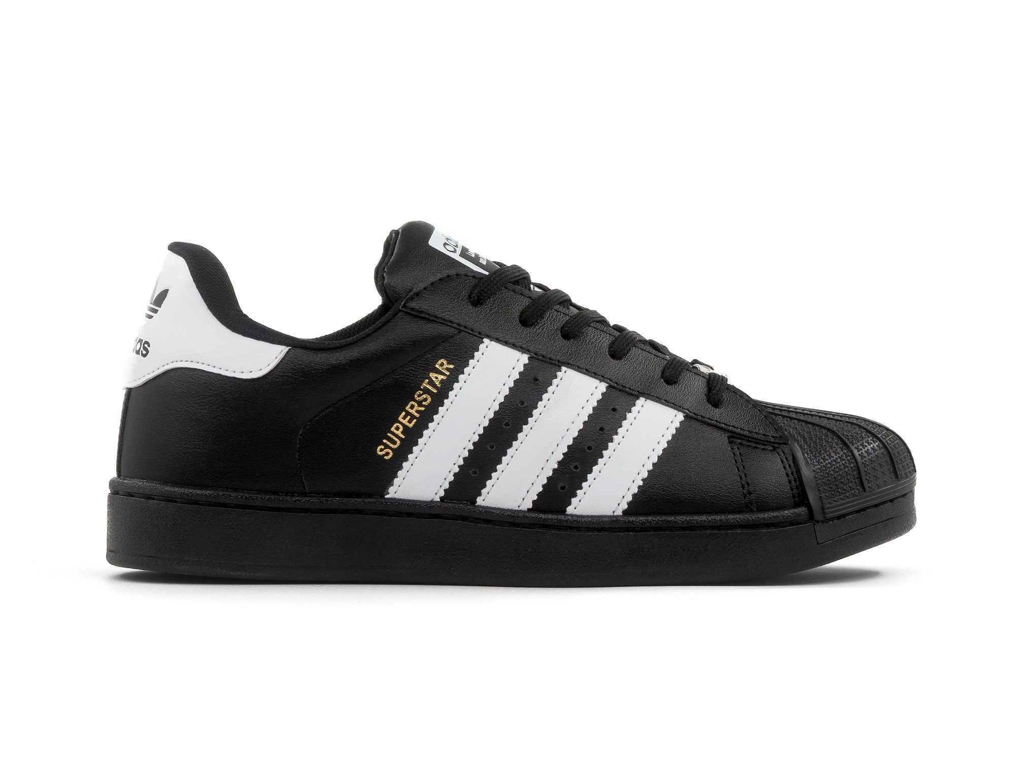 Paq 6 Pares Tenis Superstar Negro Blanco 22/25.5