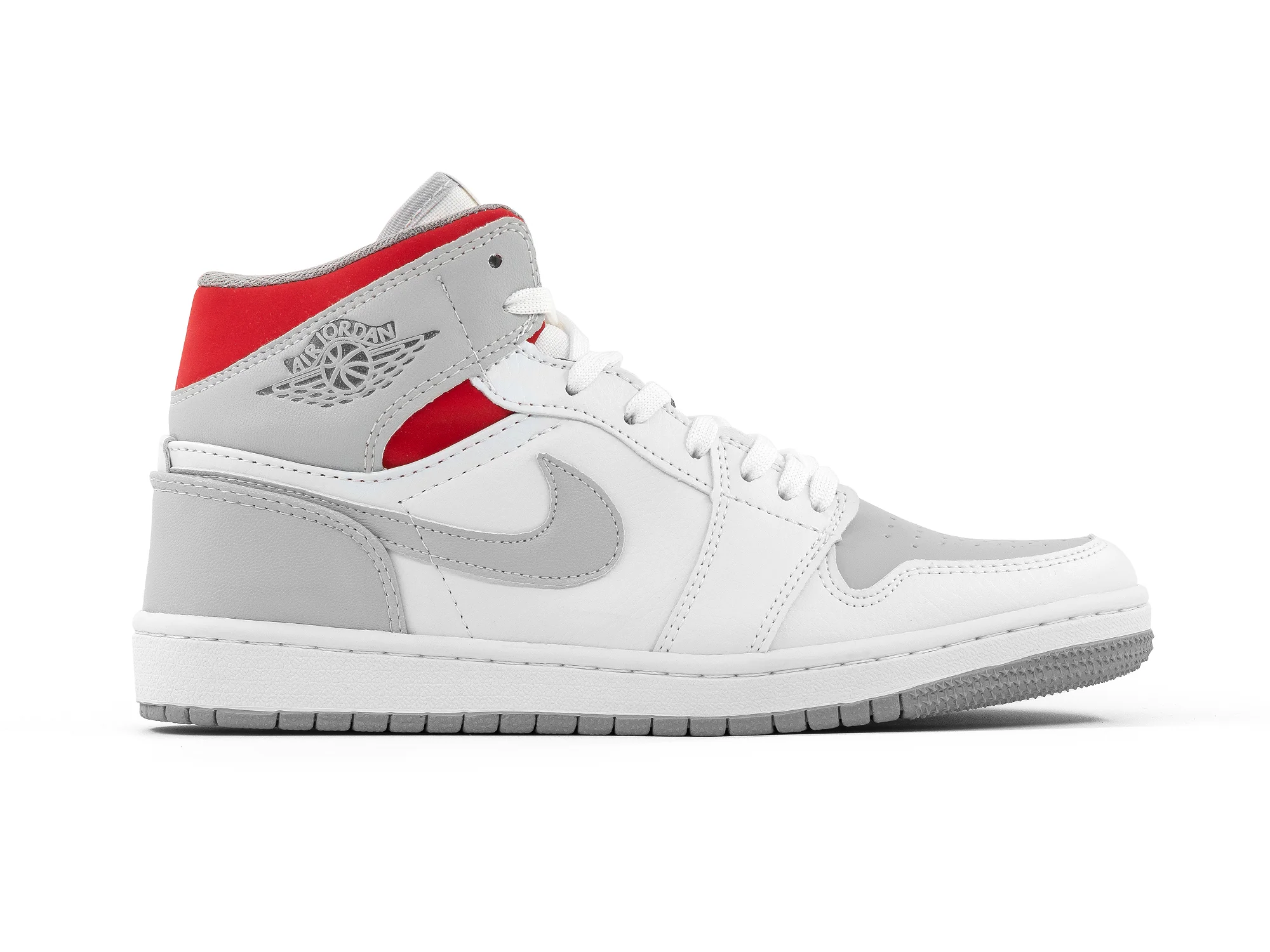 Paq 6 Pares Tenis Retro 1 Blanco Gris Rojo 25/28.5