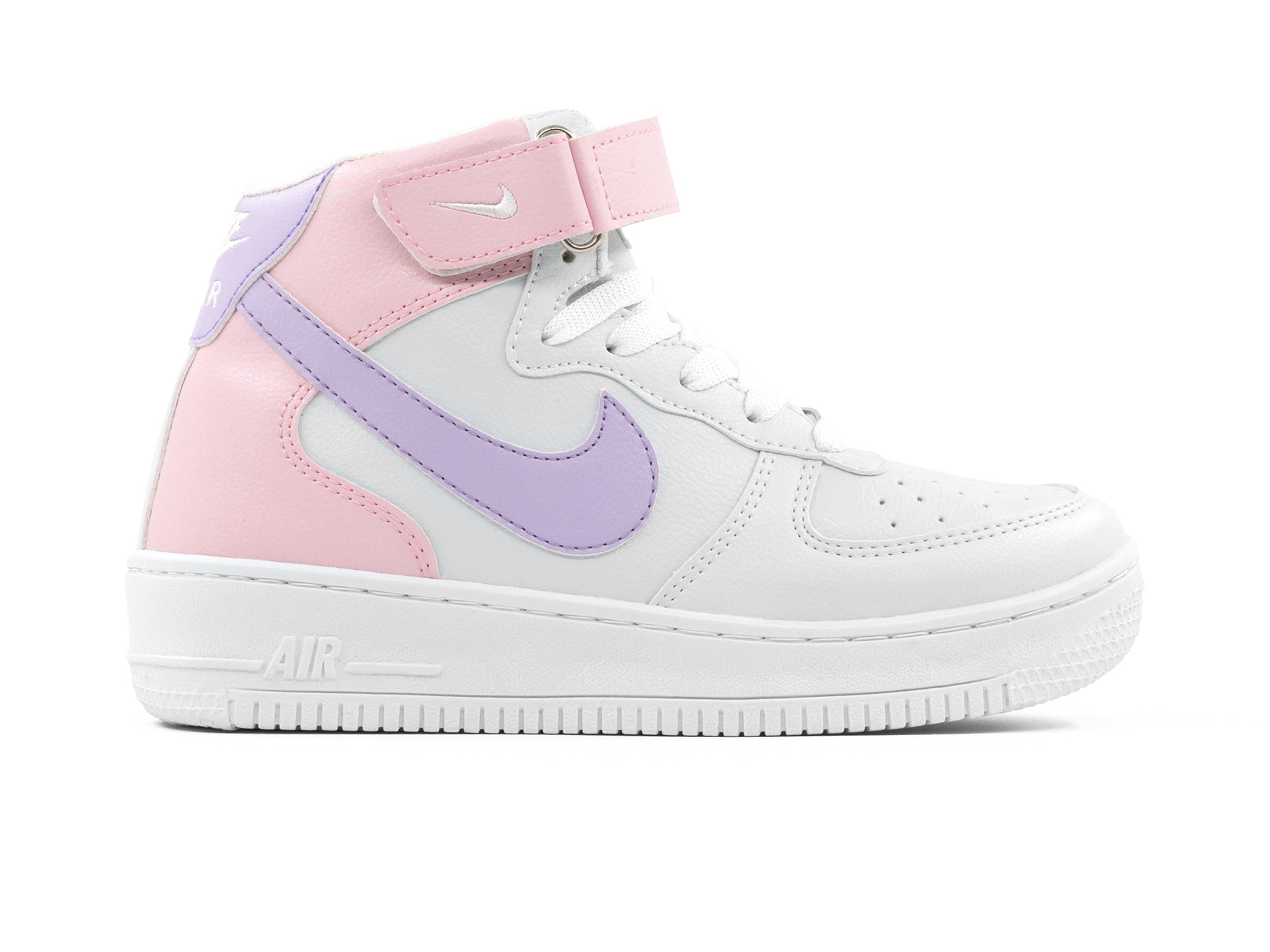 Paq 6 Pares Tenis 841 Blanco Rosa Lila 22/25.5