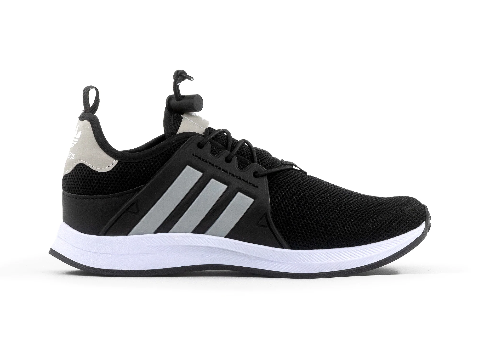 Paq 6 Pares Tenis 018 Negro Plata 22/25.5