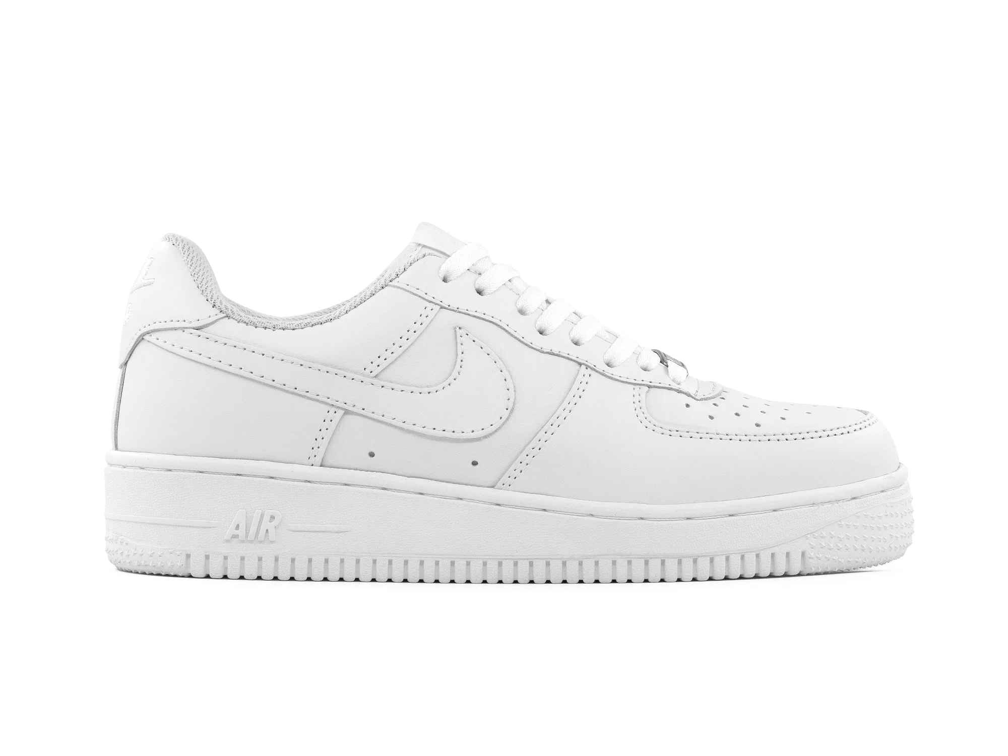 Paq 6 Pares Tenis Air Force 1 Blanco Total Piel 1.1 22/25.5