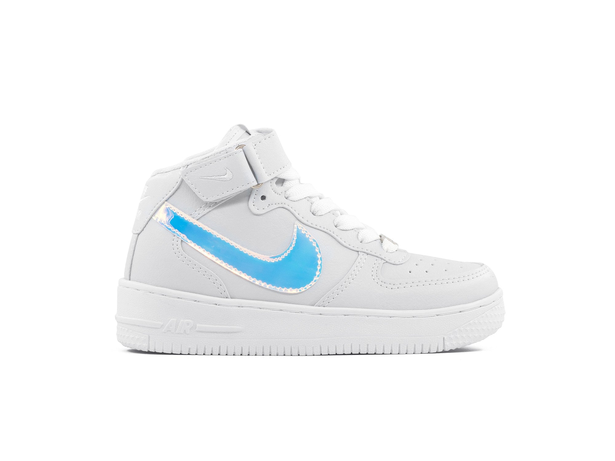 Paq 6 Pares Tenis 841 Blanco Glass Niños 18/21.5