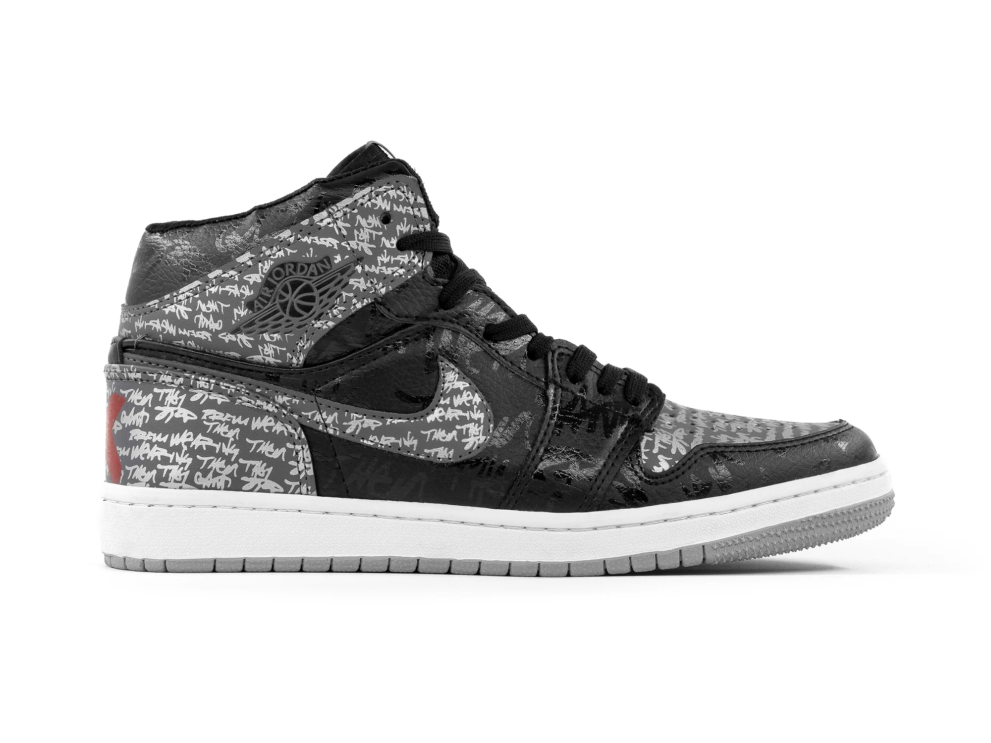 Paq 6 Pares Tenis Retro 1 Negro Rebelion 25/28.5