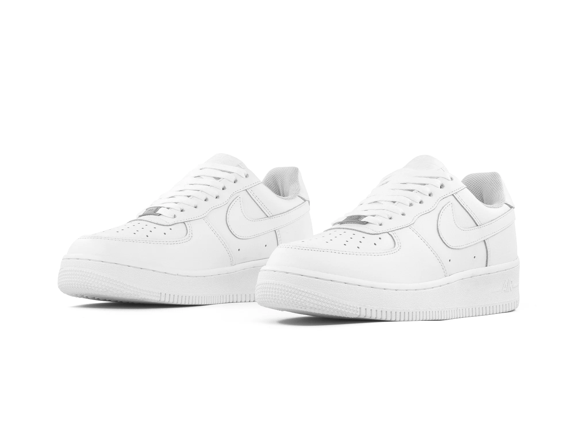 Paq 6 Pares Tenis Air Force 1 Blanco Total Piel Texturizado 1.1 22/25.5