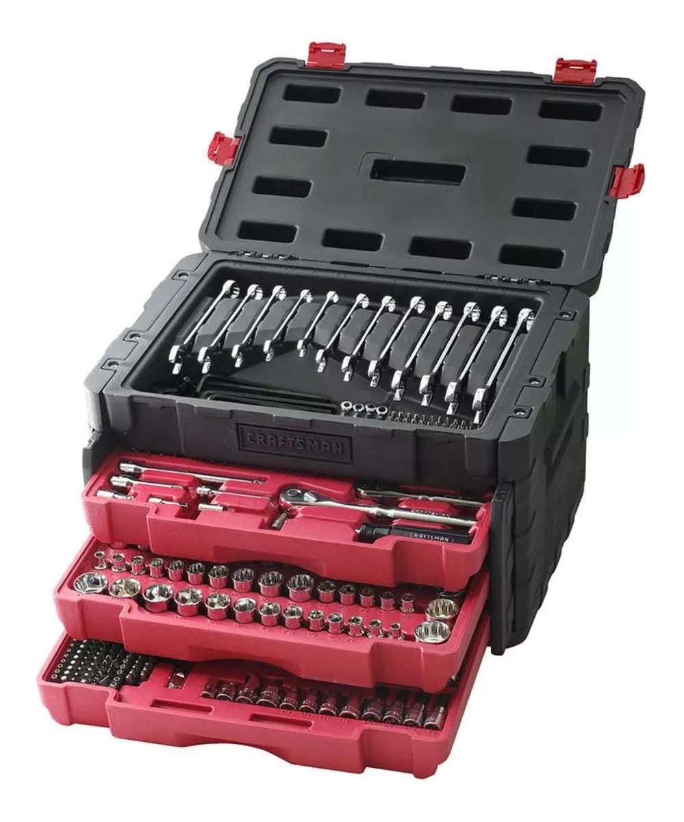 Caja Herramienta Mecanica Craftsman 450 Piezas 1/4 1/2 3/8
