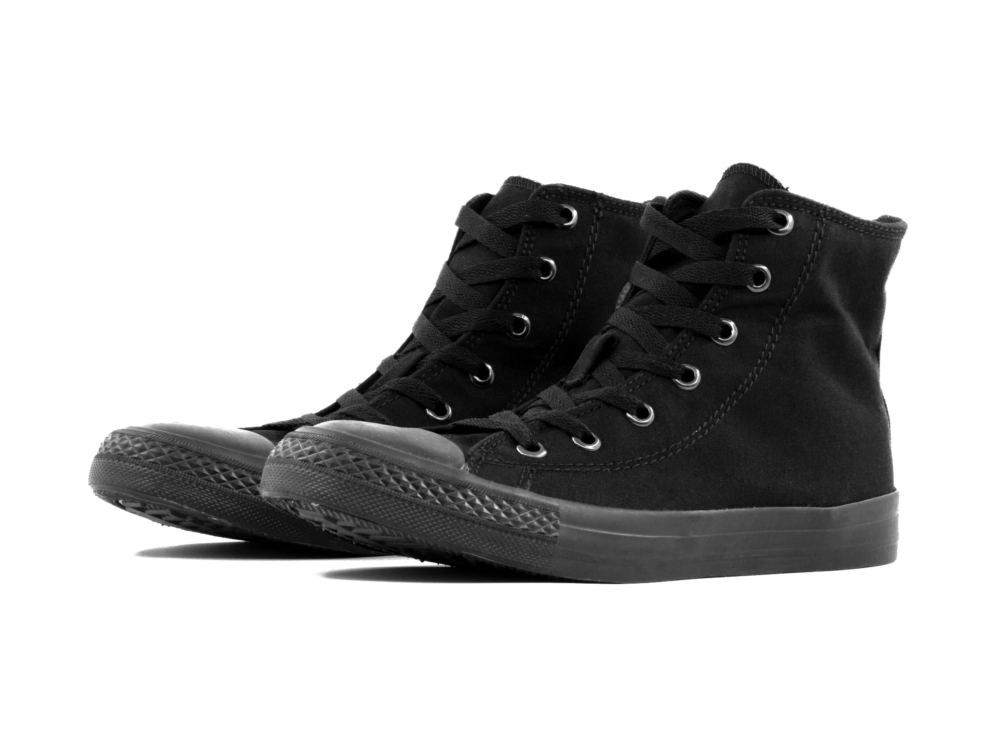 Paq 6 Pares Tenis Cnv Bota Negro Total 22/25