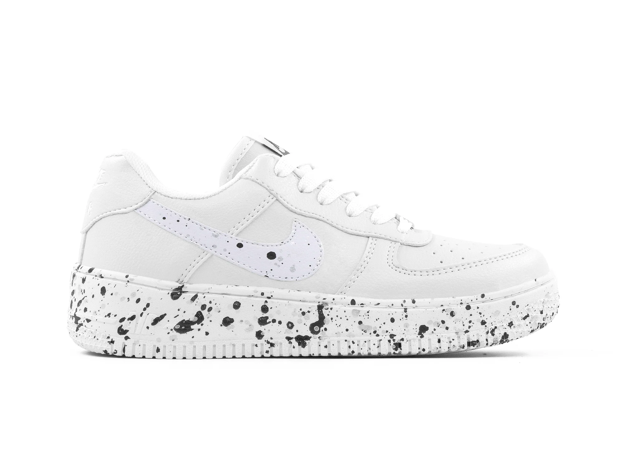 Paq 6 Pares Tenis 270 Plus Charpeado Plata Negro 22/25.5