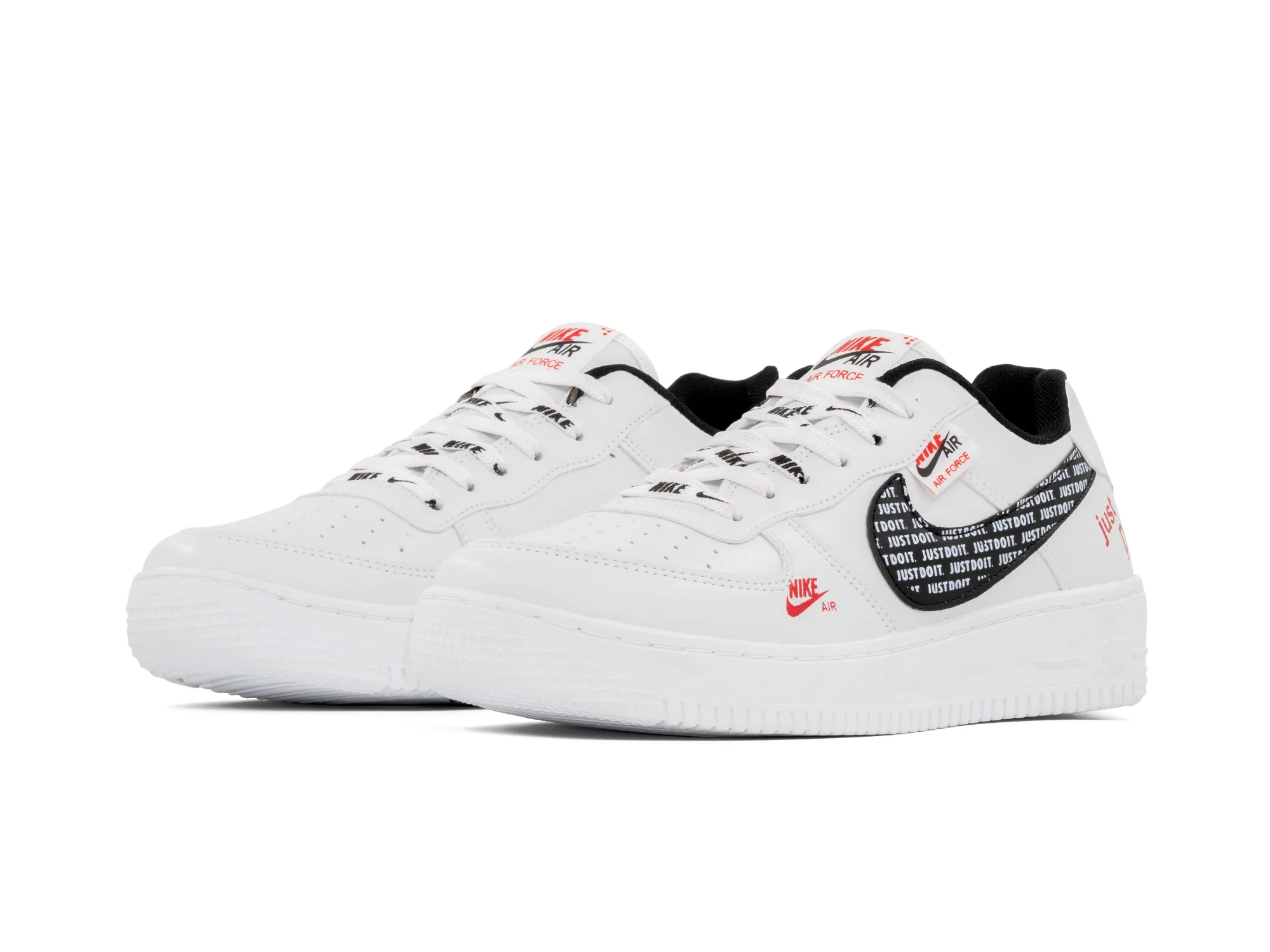 Paq 6 Pares Tenis 270 Blanco Negro Rojo 25/28.5