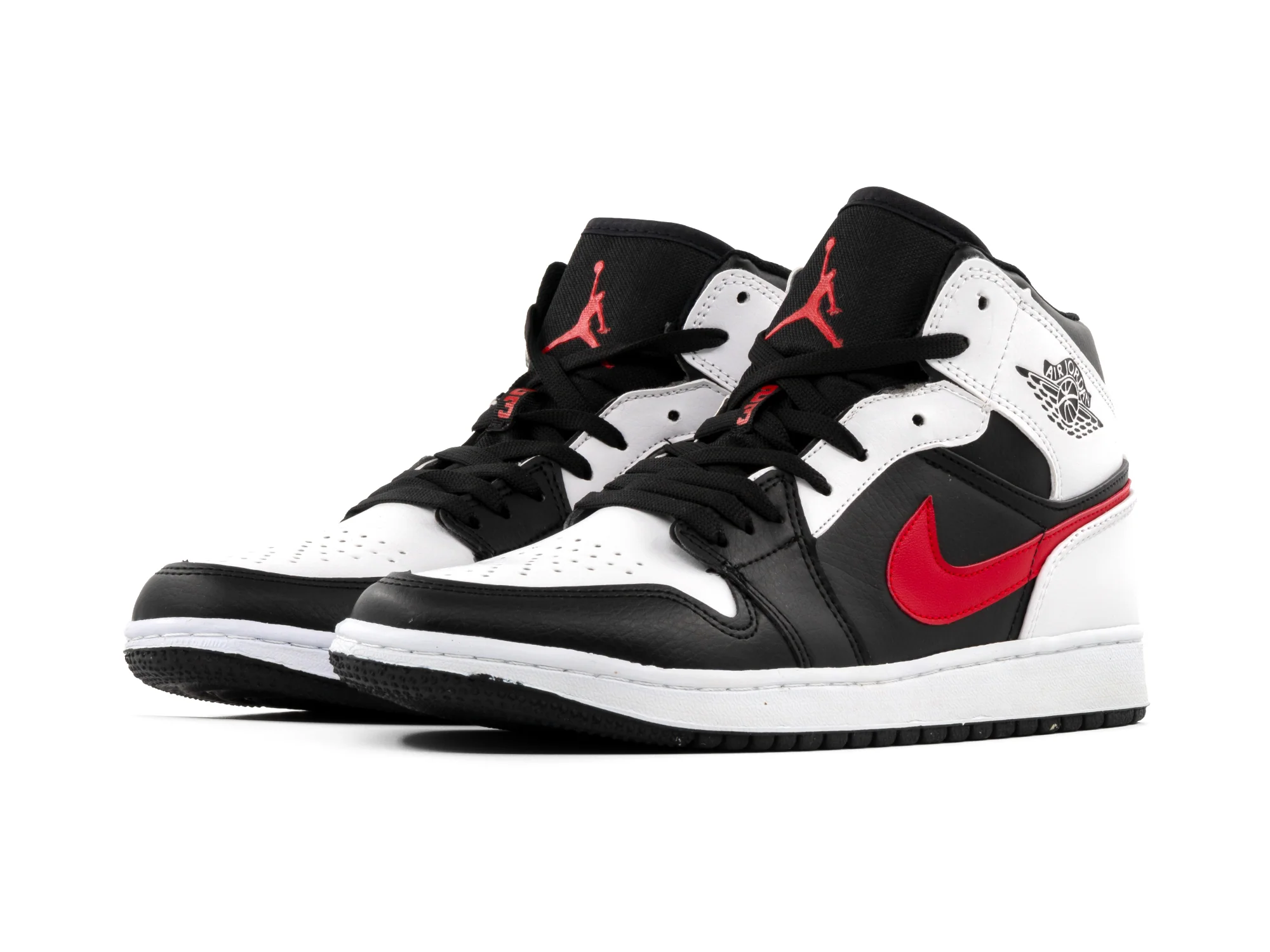 Paq 6 Pares Tenis Retro 1 Blanco Negro Rojo 25/28.5