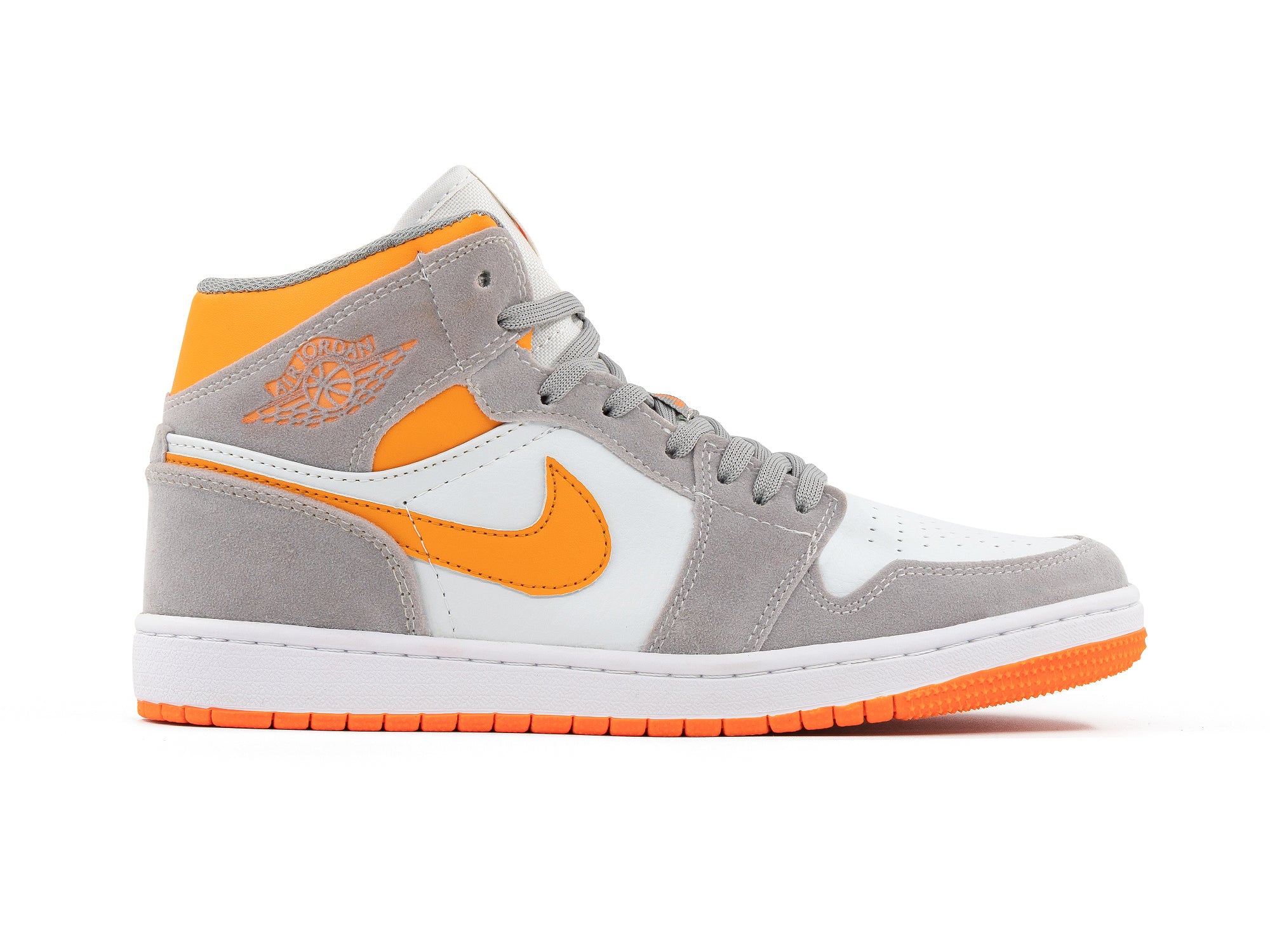 Paq 6 Pares Tenis Retro 1 Dakar Blanco Naranja 25/28.5
