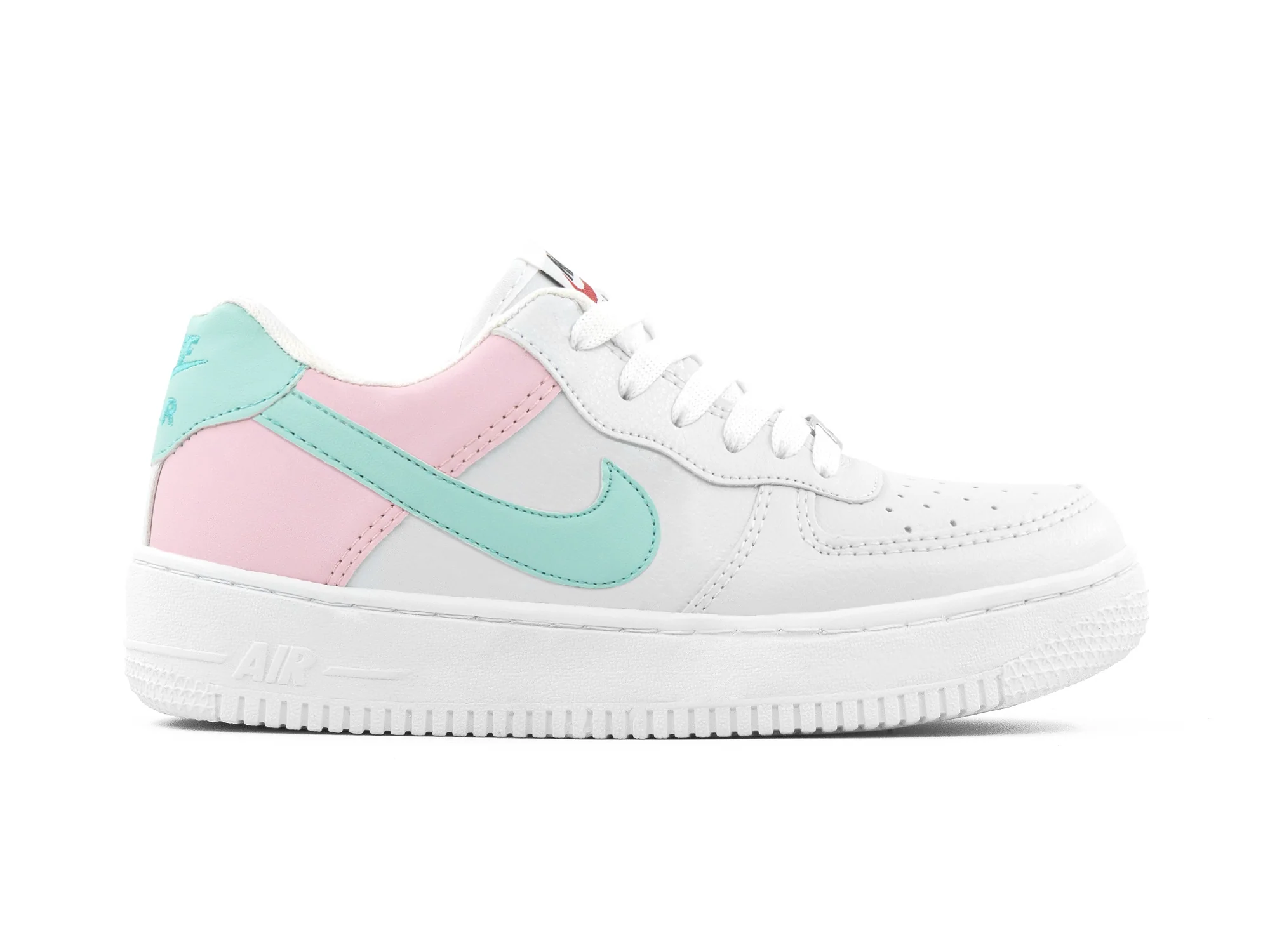 Paq 6 Pares Tenis 270 Blanco Rosa Menta 22/25.5