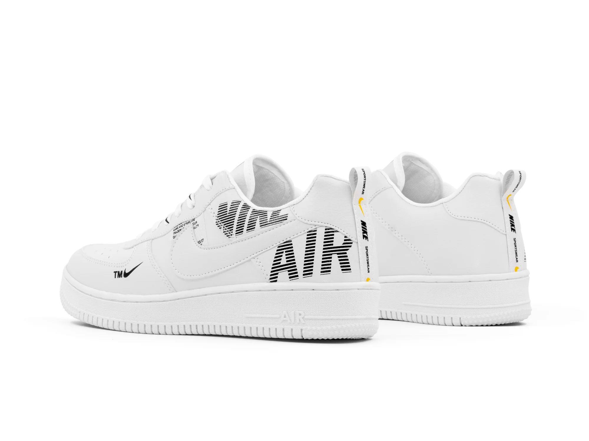 Paq 6 Pares Tenis 420 Blanco Negro Blanco 25/28.5