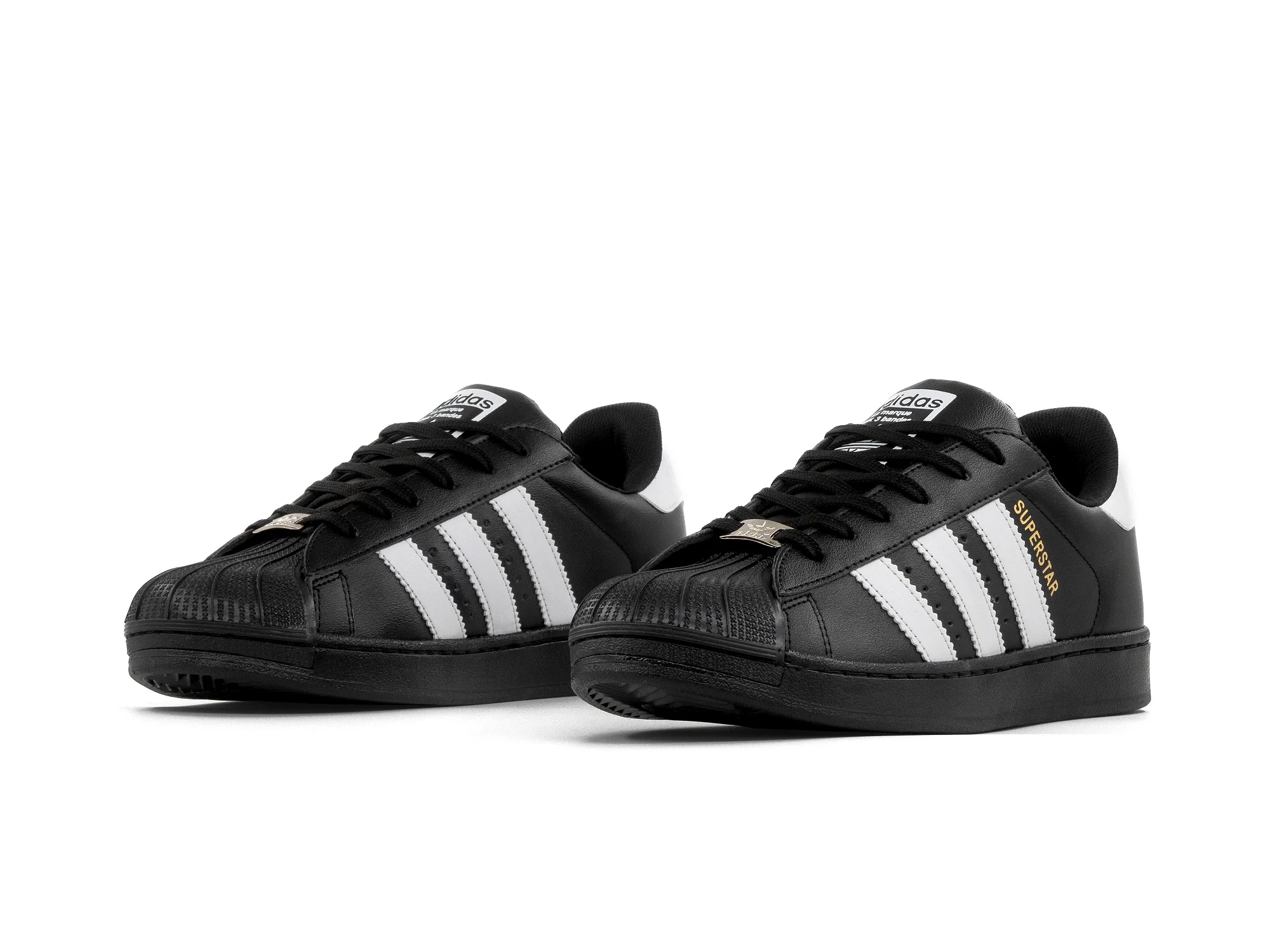 Paq 6 Pares Tenis Superstar Negro Blanco 22/25.5