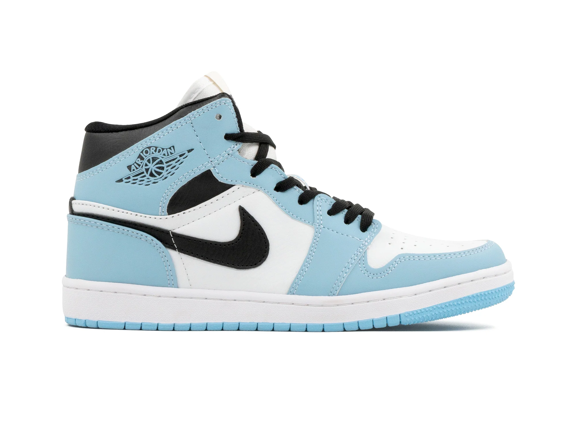 Paq 6 Pares Tenis Retro 1 Cielo Blanco Negro 25/28.5