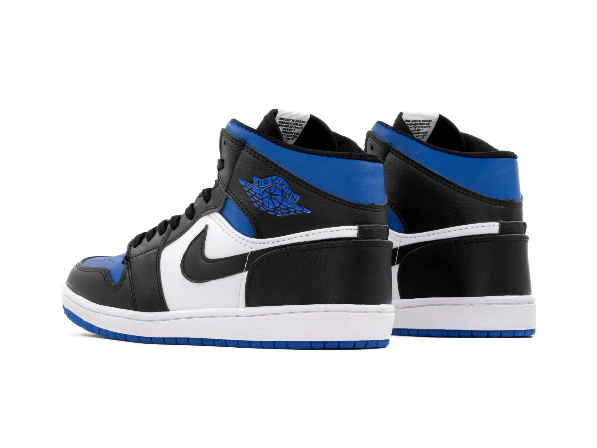 Paq 6 Pares Tenis Retro 1 Negro Rey Blanco 25/28.5