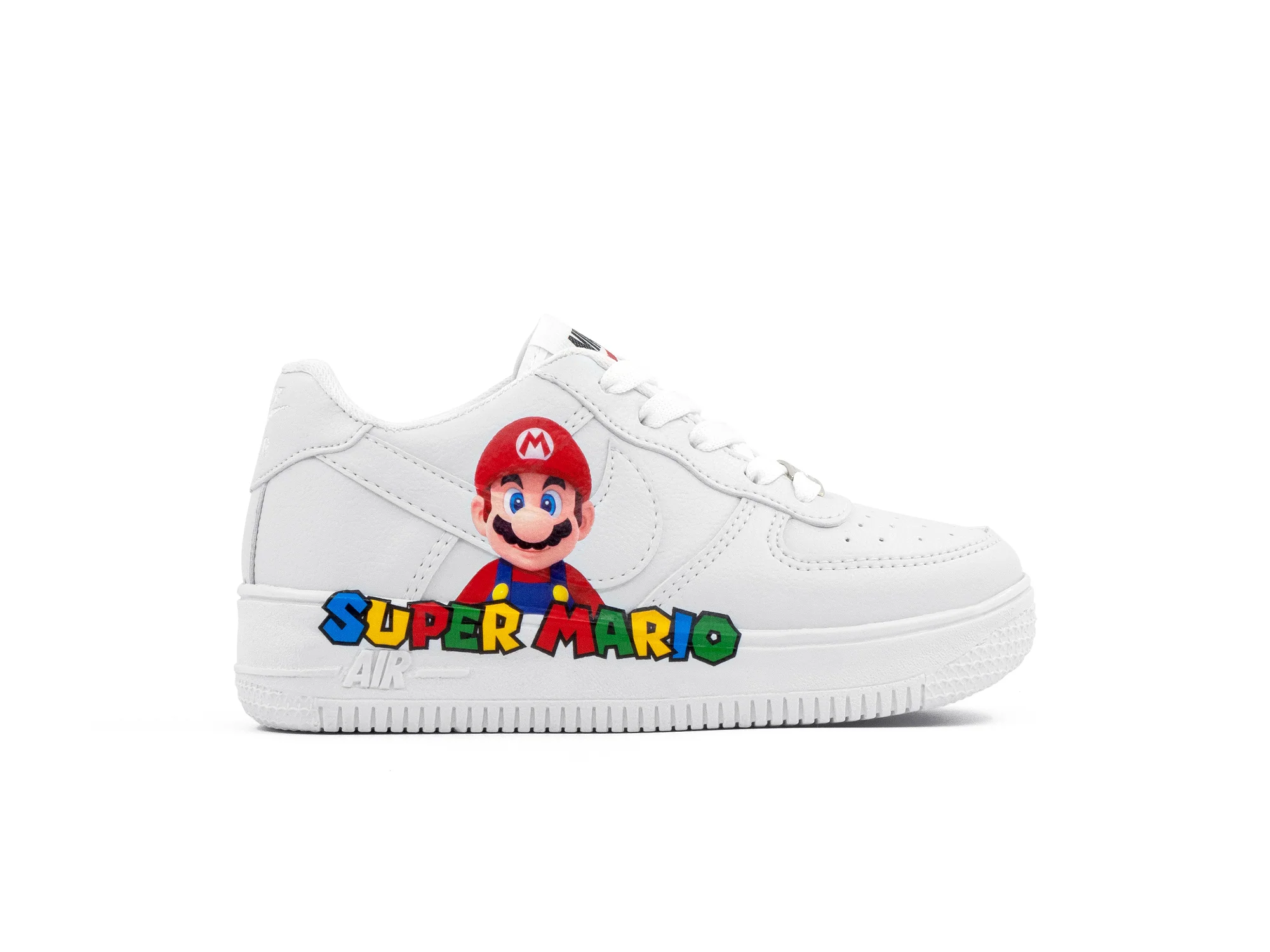 Paq 6 Pares Tenis 270 Blanco Mario Niño 18/21.5