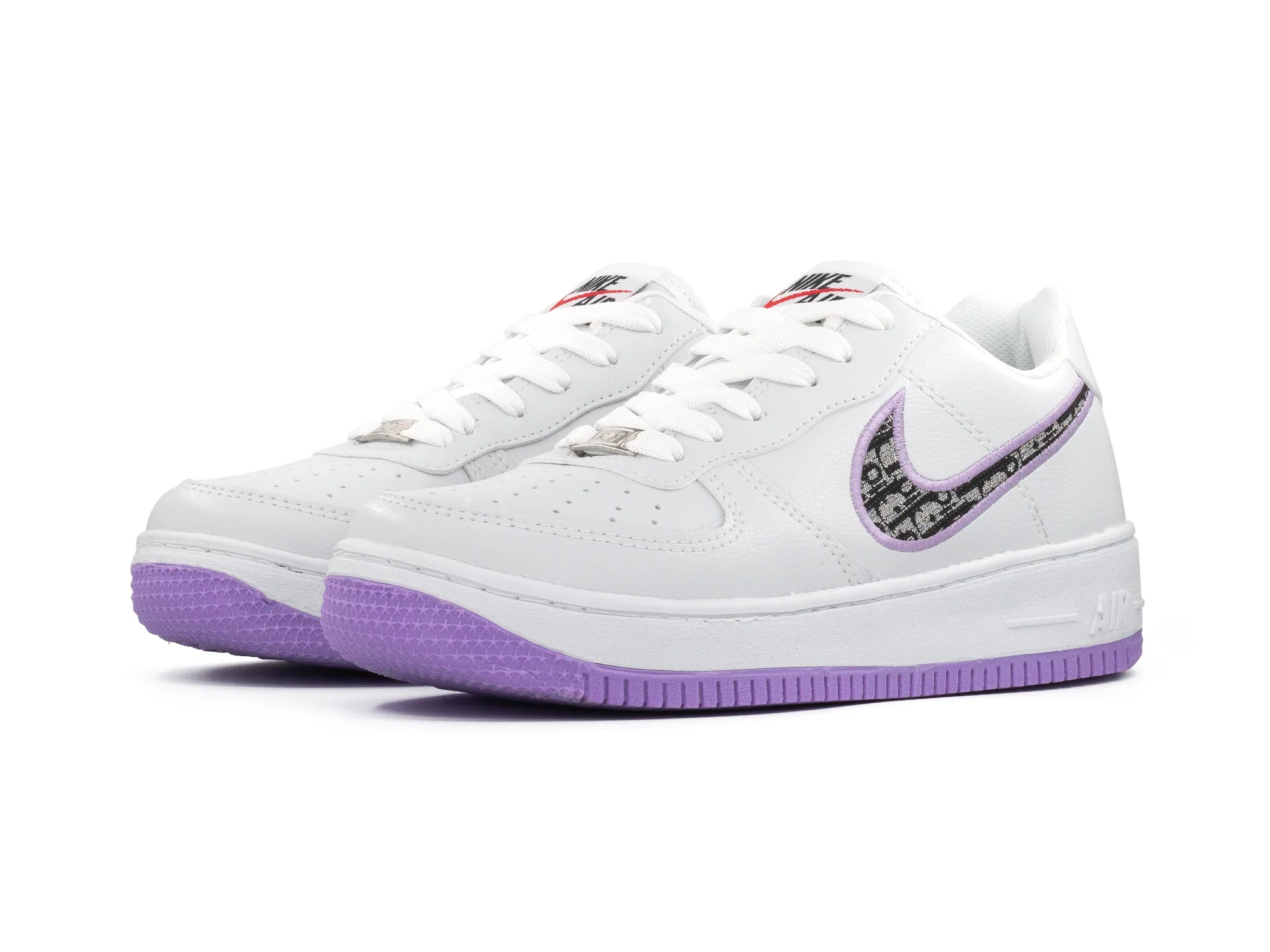 Paq 6 Pares Tenis Dior Blanco Lila 22/25.5