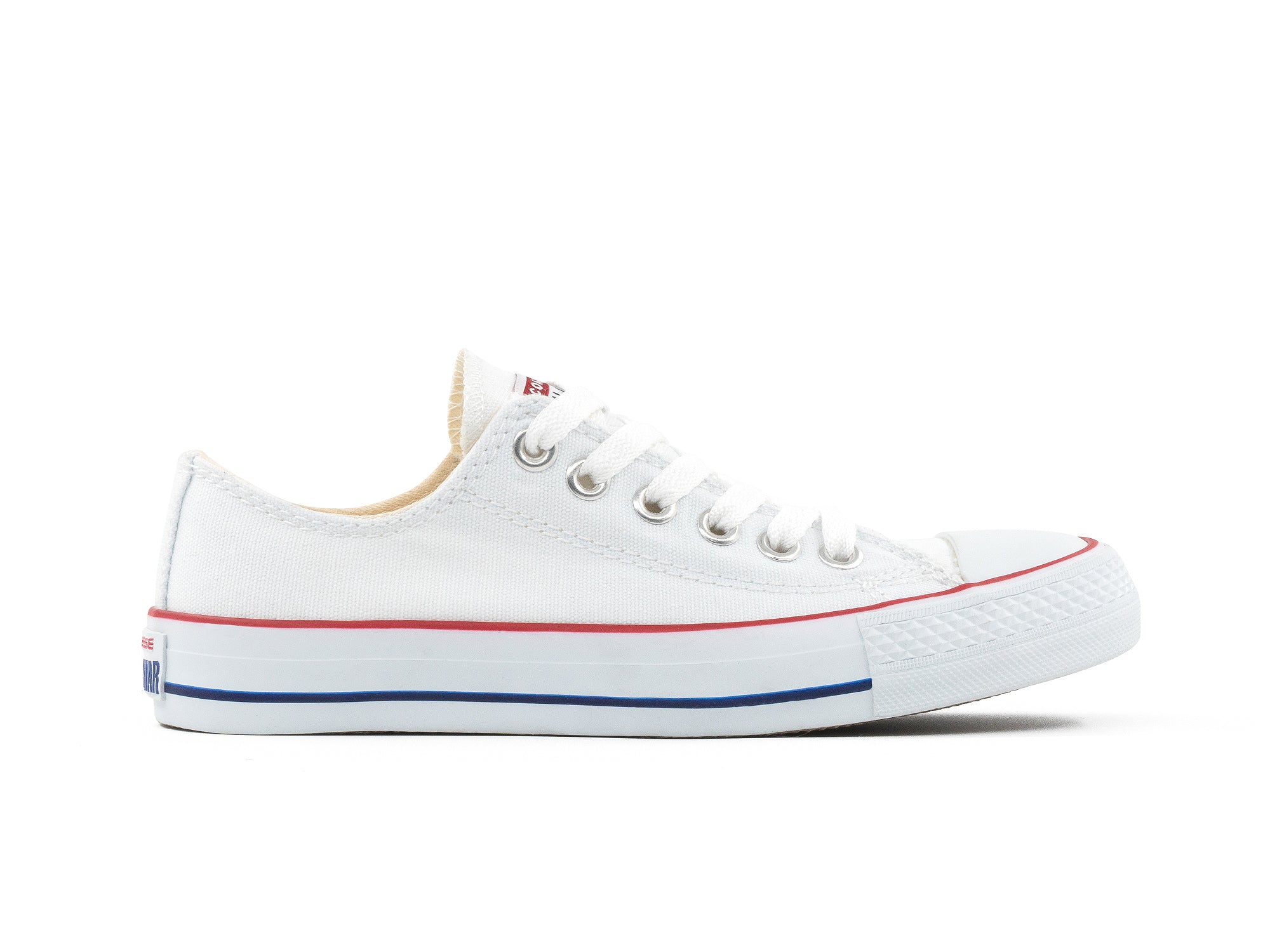 Paq 6 Pares Tenis Cnv Choclo Blanco Total 22/25.5