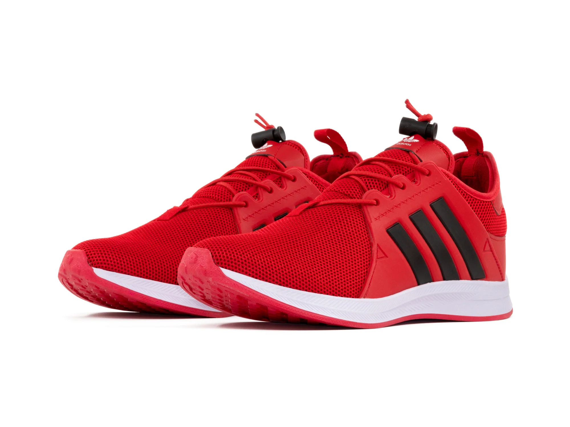 Paq 6 Pares Tenis 018 Rojo Negro 25/28.5