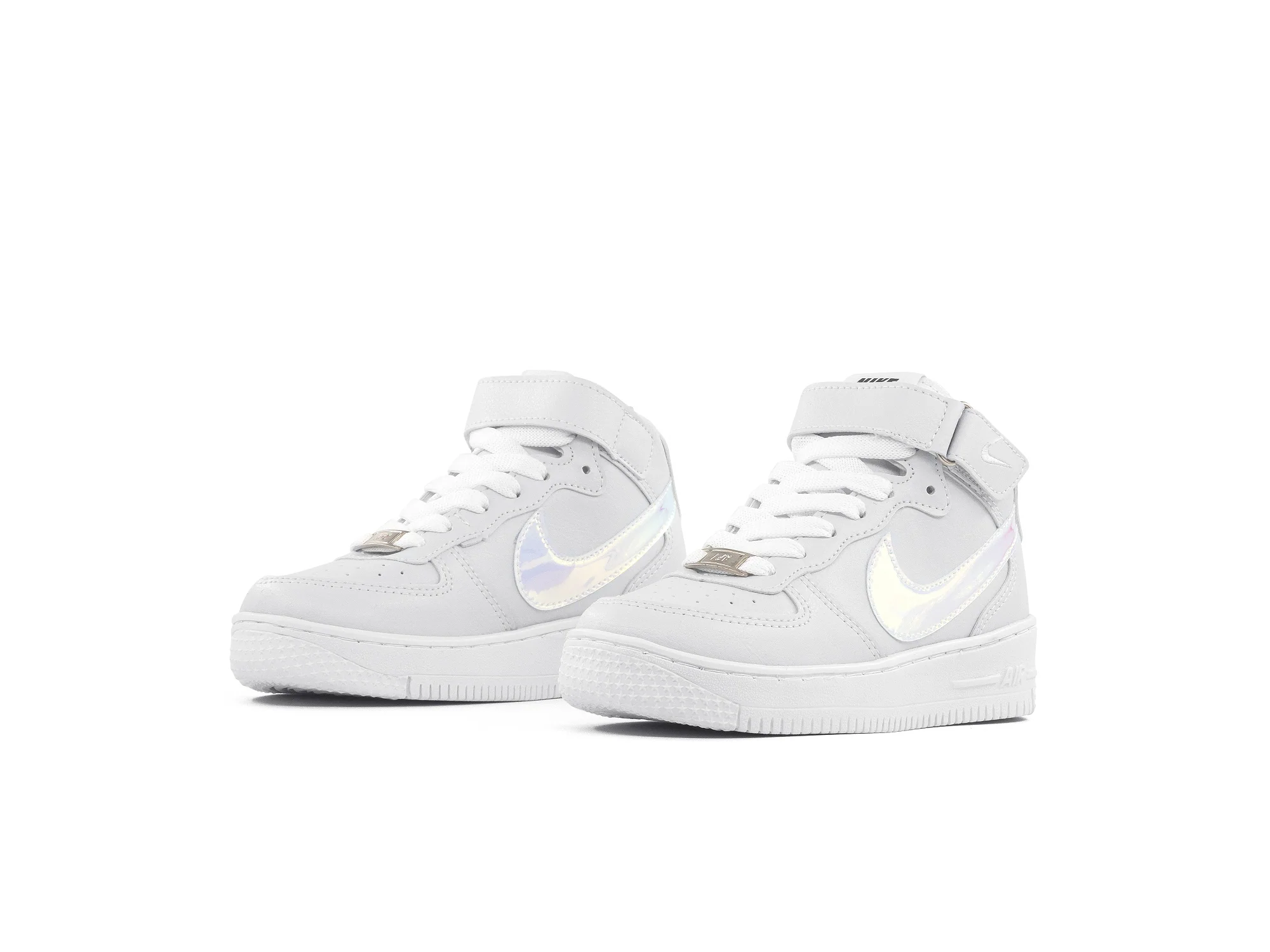 Paq 6 Pares Tenis 841 Blanco Glass Niños 18/21.5