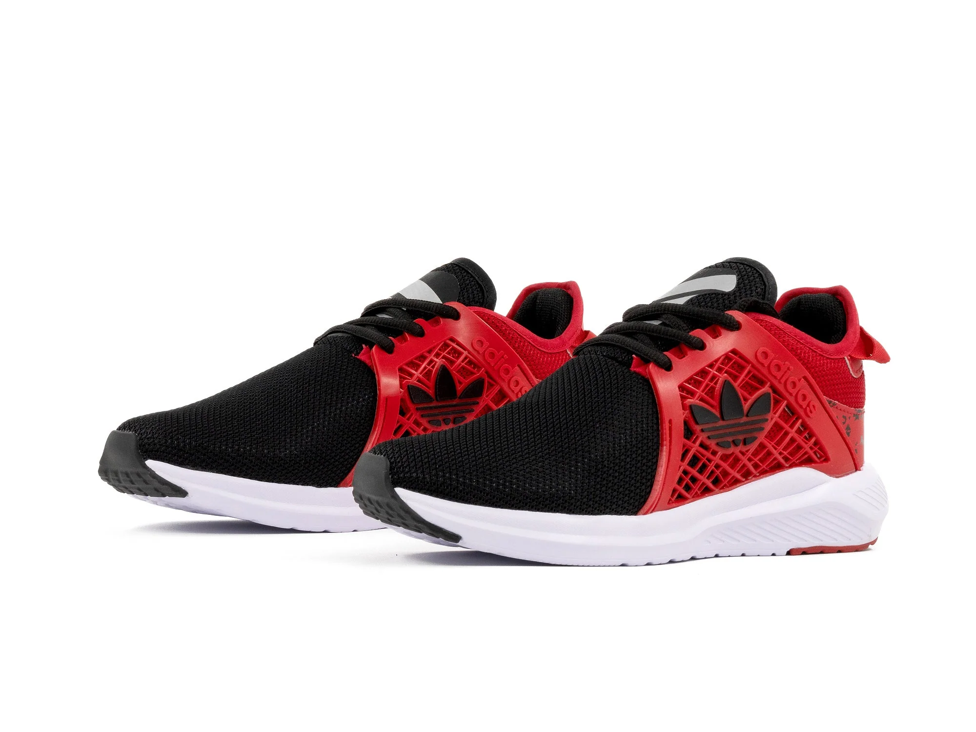 Paq 6 Pares Tenis 328 Negro Rojo 25/28.5