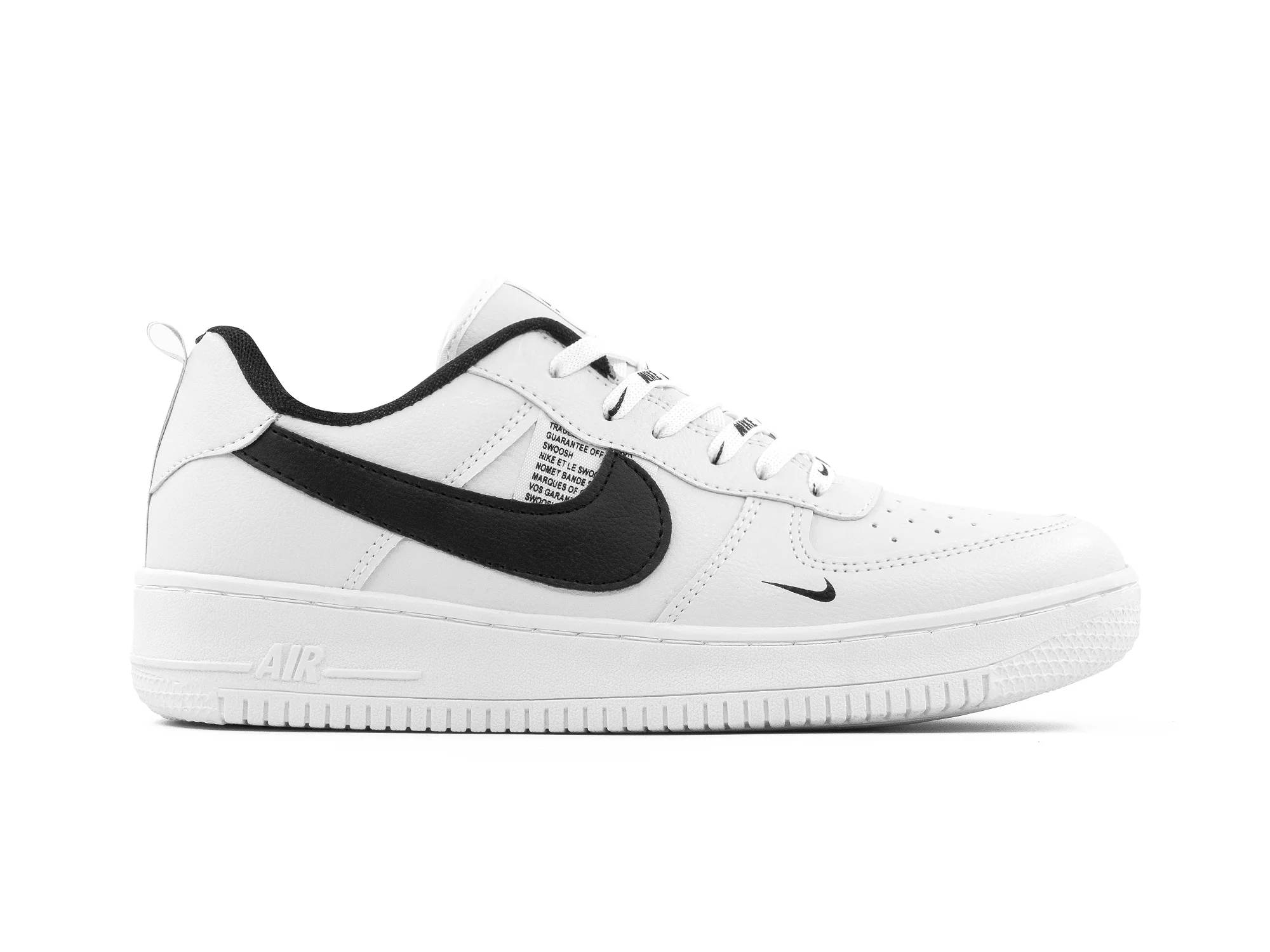 Paq 6 Pares Tenis 275 Blanco Negro 25/28.5