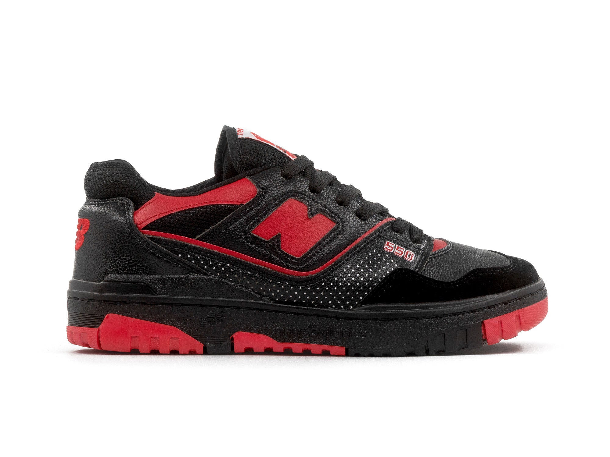 Paq 6 Pares Tenis 550 Negro Rojo 25/28.5