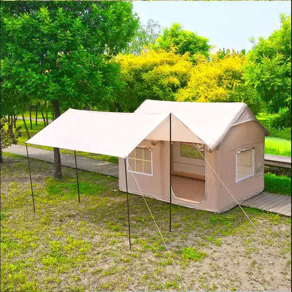 Tienda inflable automática de tela Oxford ligera