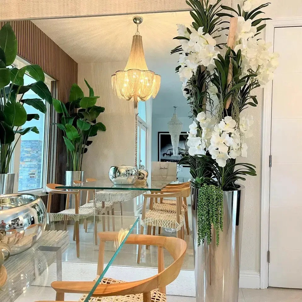 ✨This week's special price 💥6ft Indoor Artificial Flowers-G ( With Flower Pots)