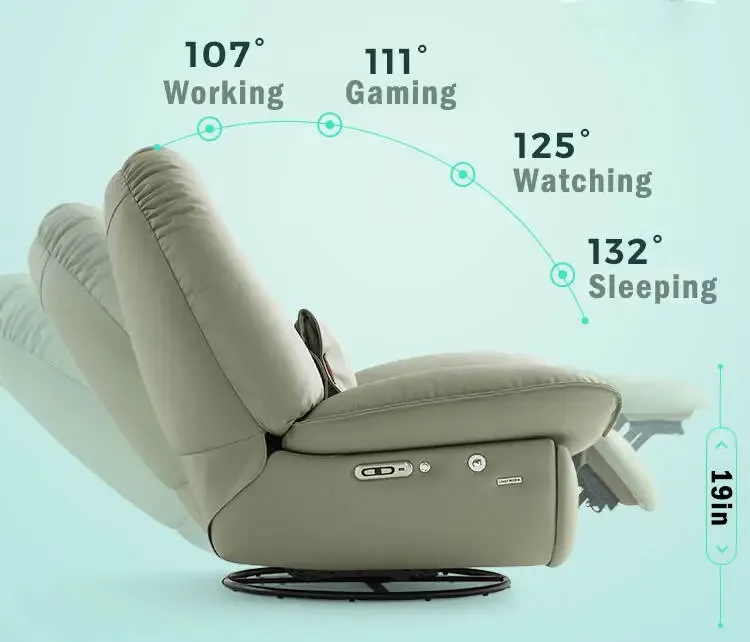 Smart electric sofa chair with voice control