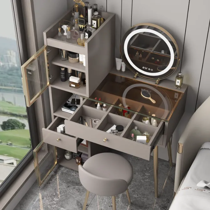 Last Day Sale All-in-one Multifunction Modern Dressing Table