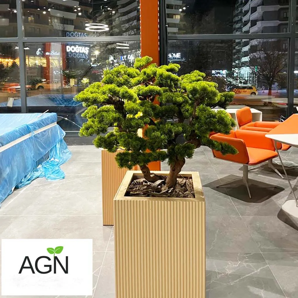 Indoor Artificial Plant( With Flower Pots)