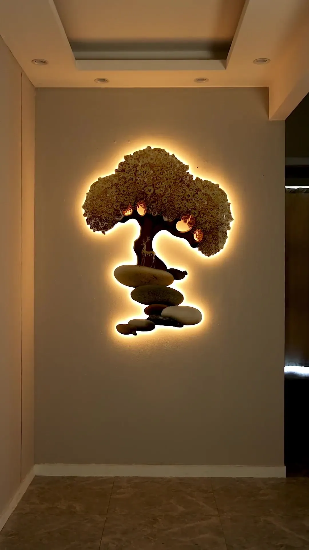 3D Relief LED Decorative Painting