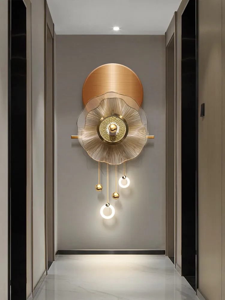 Exquisite Circular art decoration wall hanging lamp LED