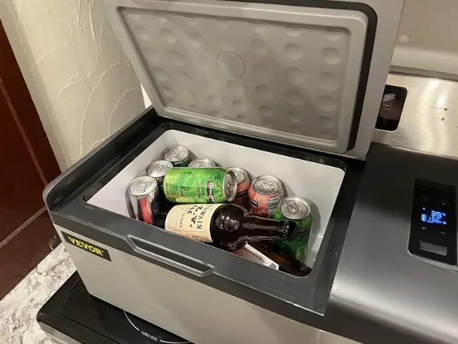 Congelador compacto para automóvil, refrigerador portátil de viaje de 12 V