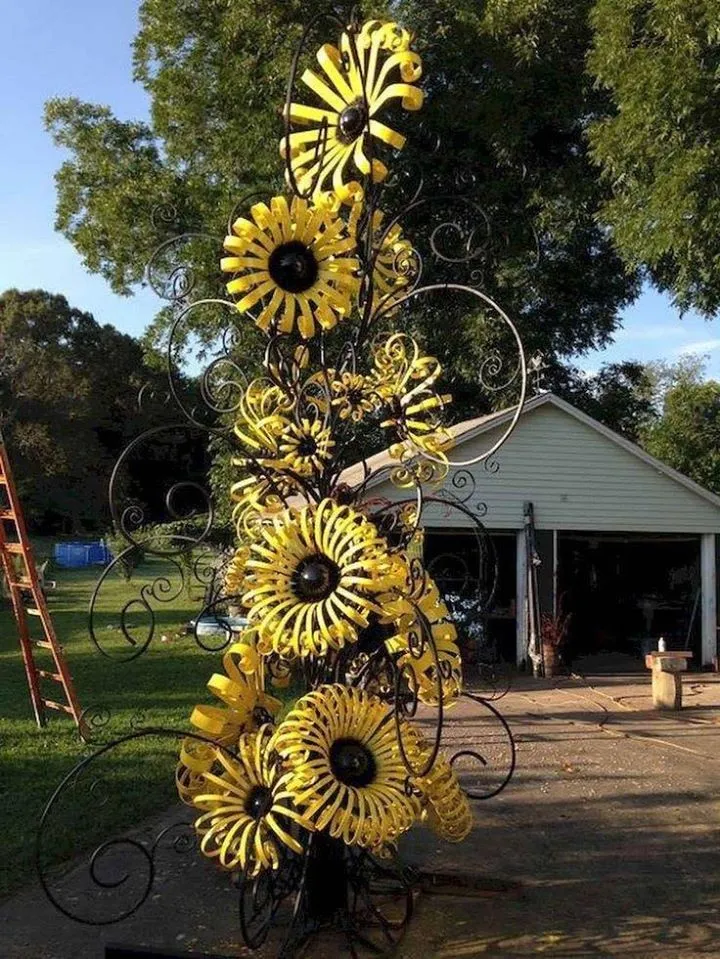 Simply Amazing metal sunflowers