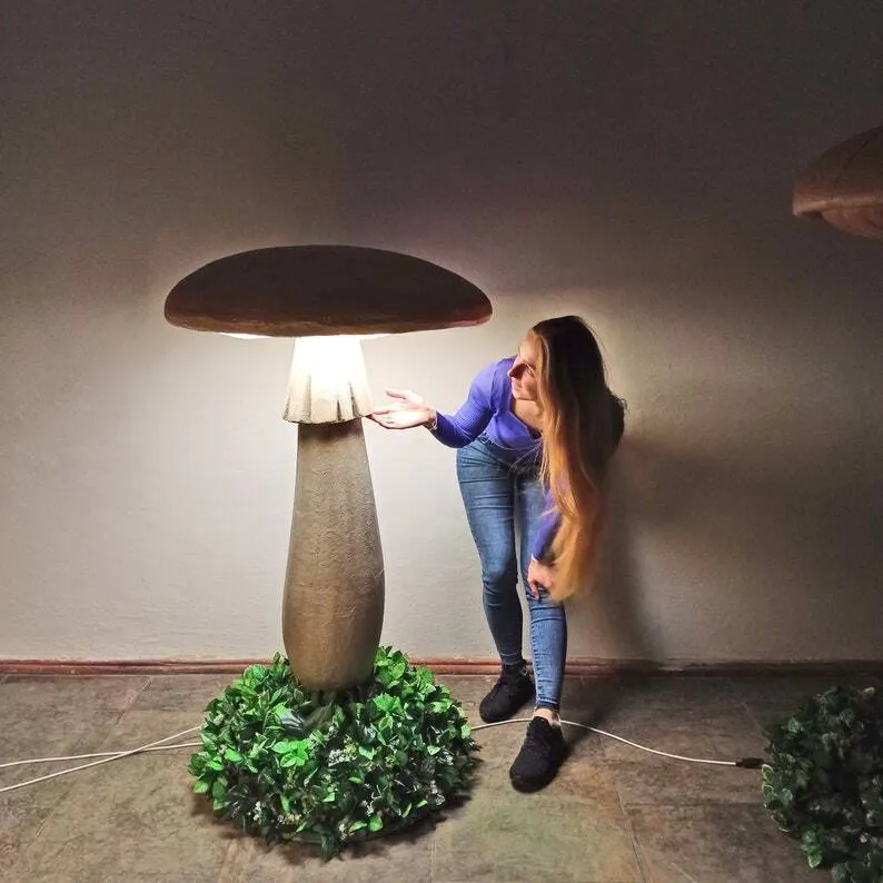 Large Oversize 3D Foam & Fiberglass Decoration • Realistic Fungi decor toadstool and fly agaric