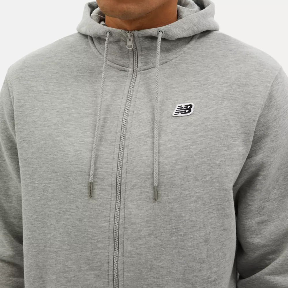 NB Small Logo Zip Hoodie
