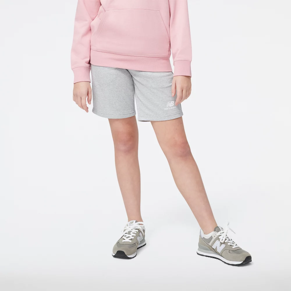 Essentials Stacked Logo French Terry Short