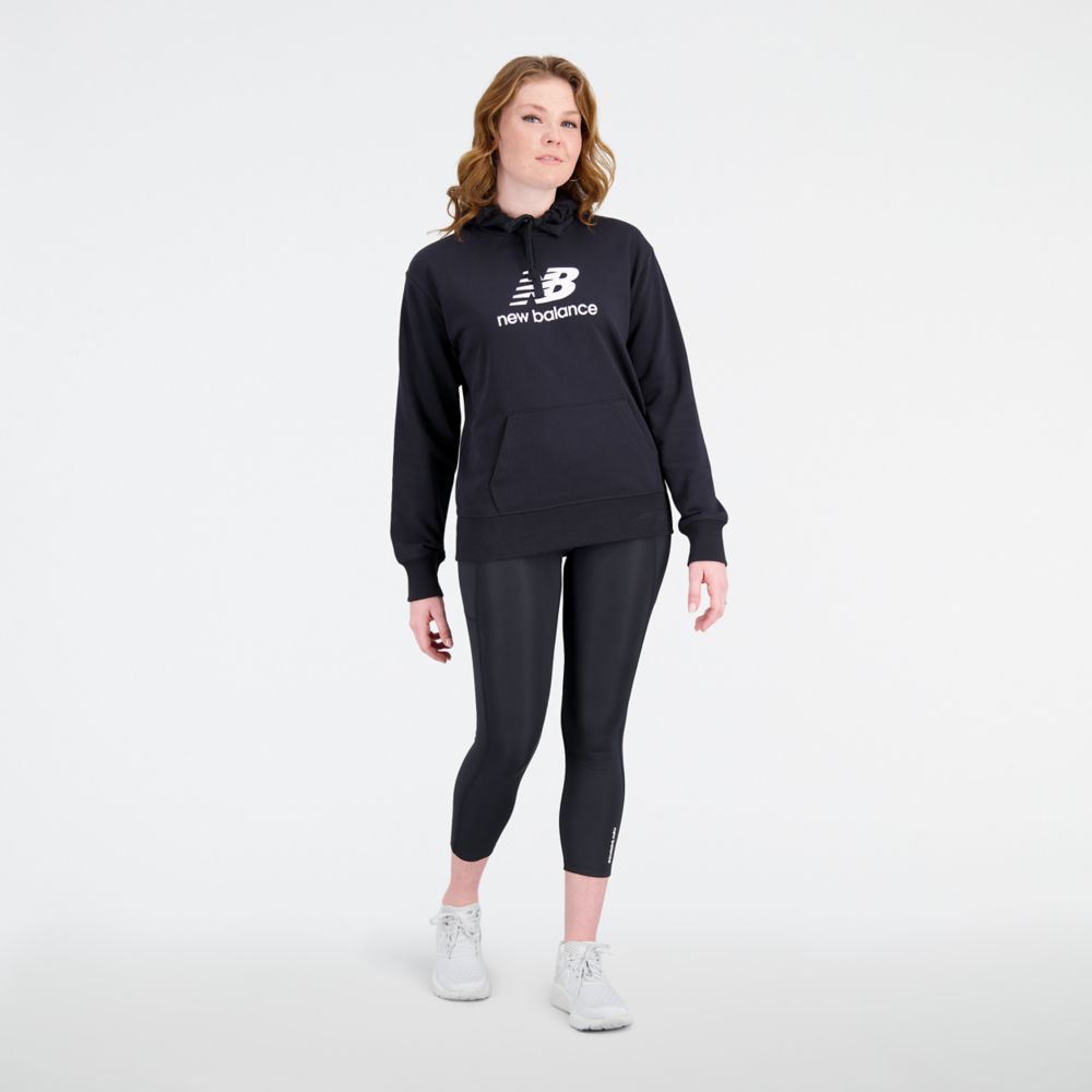 Essentials Stacked Logo French Terry Hoodie